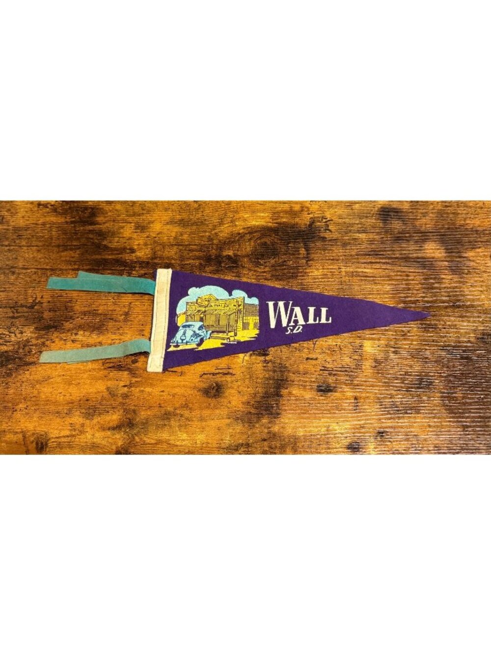 Vintage Wall S.D. pennant